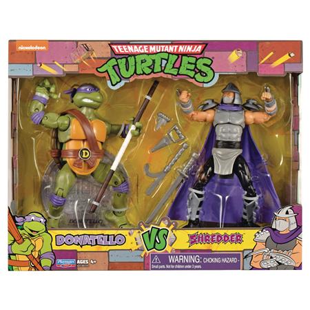 TMNT CLASSIC DON VS SHEDDER 2PK AF (Net) (C: 1-1-2)