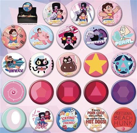 STEVEN UNIVERSE 144 PC BUTTON ASST (C: 1-1-2)