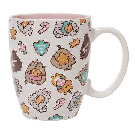 PUSHEEN CHRISTMAS COOKIE & FRIENDS 12OZ CERAMIC MUG (C: 1-1-