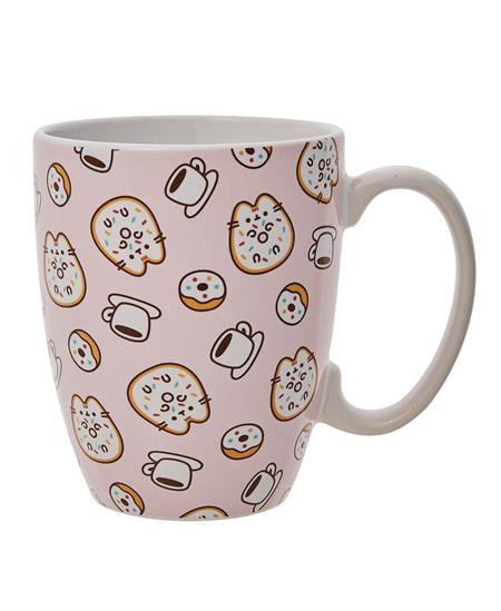 PUSHEEN DONUTS & COFFEE 12OZ CERAMIC MUG (C: 1-1-2)