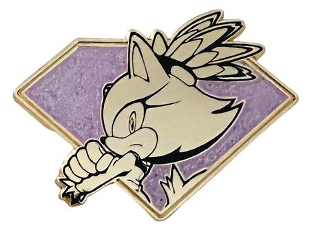 SONIC THE HEDGEHOG METAL BLAZE THE CAT EMERALD SERIES PIN (C