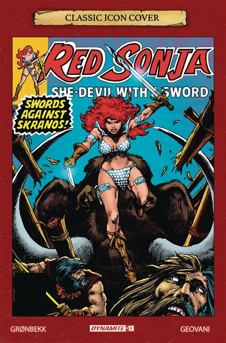 RED SONJA 2023 #13 CVR G 10 COPY INCV BRUNNER ICON