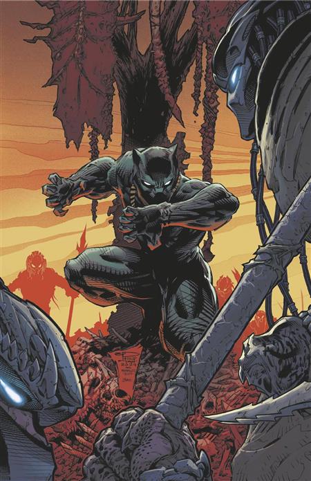 PREDATOR VS BLACK PANTHER #1 (OF 4) 100 COPY INCV VIR VAR