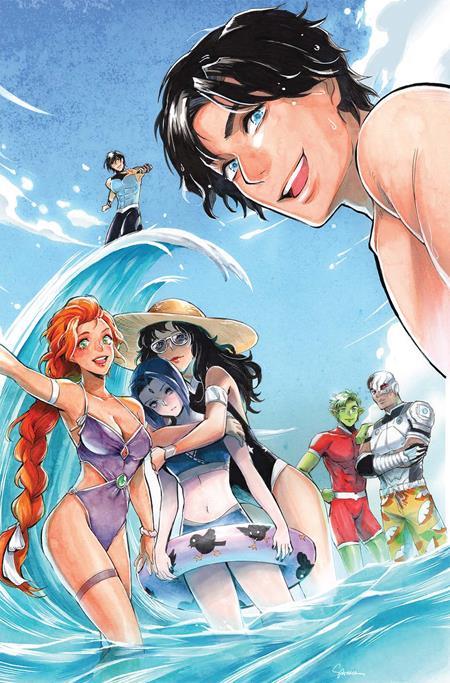 TITANS #14 CVR E SAOWEE SWIMSUIT CARD STOCK VAR