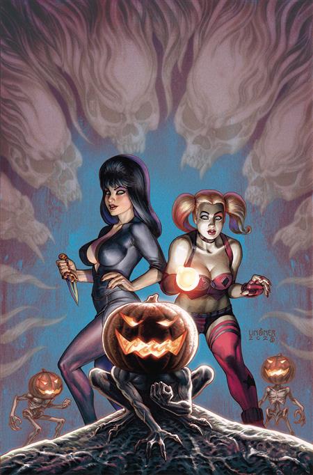 HARLEY QUINN X ELVIRA #1 CVR T 30 COPY INCV LINSNER VIRGIN