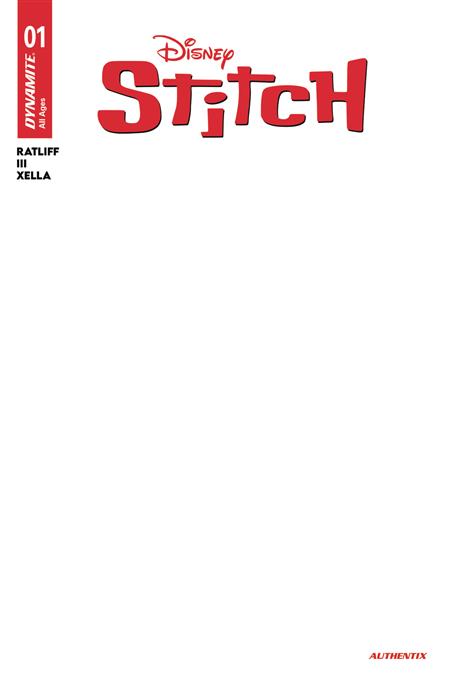STITCH #1 CVR G BLANK AUTHENTIX