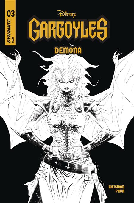GARGOYLES DEMONA #3 CVR G 10 COPY INCV LEE LINE ART