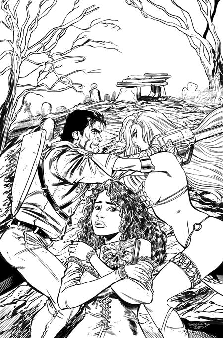 RED SONJA VS AOD #5 CVR I 15 COPY INCV SEELEY LINE ART VIRGIN