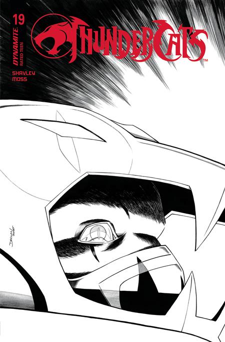 THUNDERCATS #19 CVR N 10 COPY INCV SHALVEY LINE ART