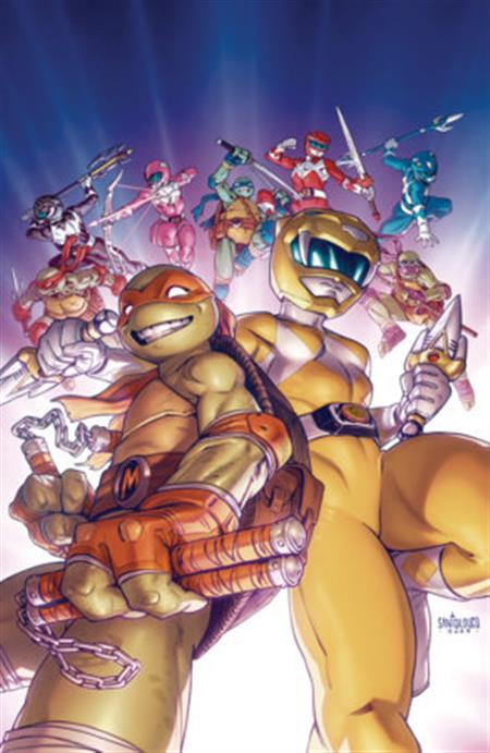 MMPR TMNT III #1 CVR M 300 COPY INCV SANTOLOUCO VIR
