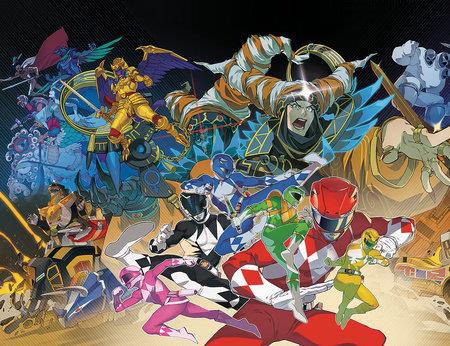 MIGHTY MORPHIN POWER RANGERS RITAS REWIND #1 CVR C GAME ART FOIL VIR