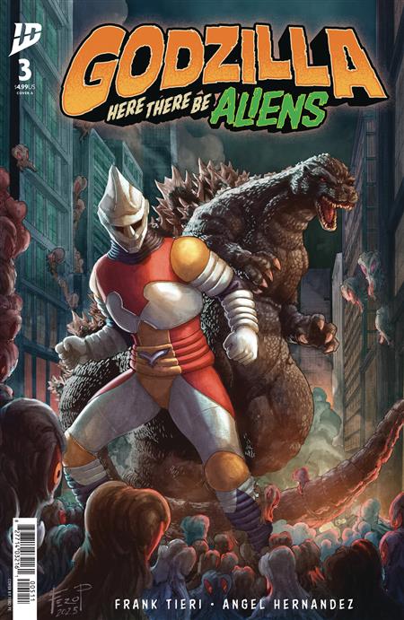 GODZILLA HERE THERE BE ALIENS #3 CVR A PE