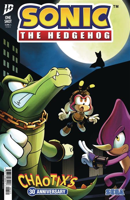 SONIC THE HEDGEHOG CHAOTIX 30TH ANNIV ONESHOT #1 CVR B DOBBINS