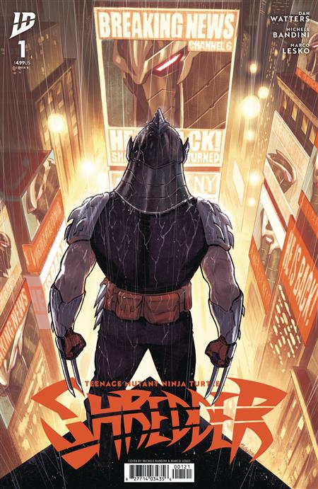 TEENAGE MUTANT NINJA TURTLES SHREDDER #1 CVR B BANDINI