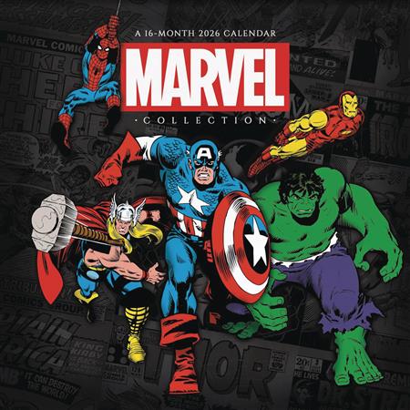 MARVEL COMICS 16 MONTH 2026 WALL CALENDAR 