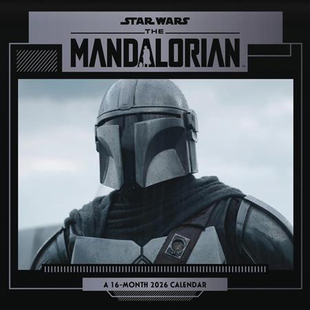 STAR WARS MANDALORIAN 16 MONTH 2026 WALL CALENDAR 