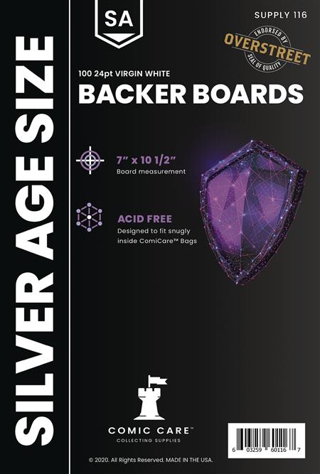 COMICARE SILVER BOARDS (PACK OF 100) (Net) 