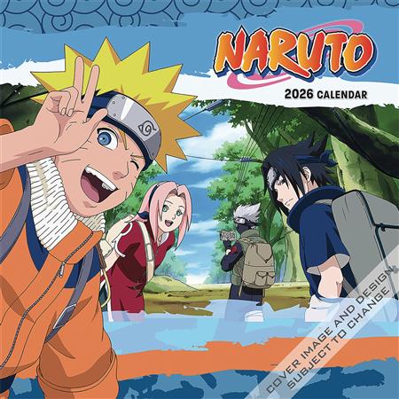 NARUTO 2026 WALL CALENDAR 