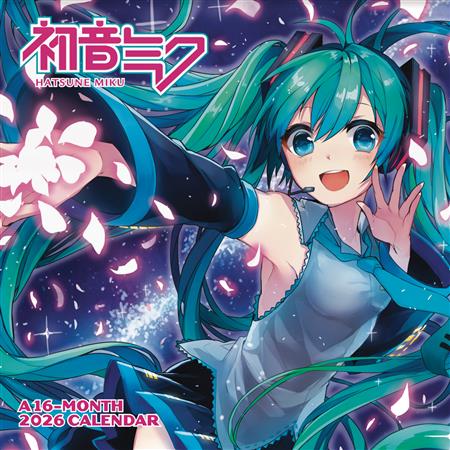 HATSUNE MIKU 16 MONTH 2026 WALL CALENDAR 