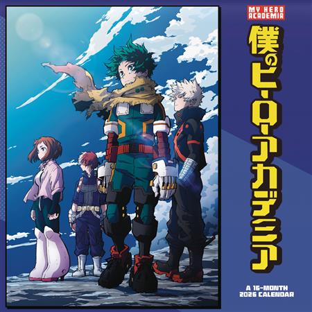 MY HERO ACADEMIA 16 MONTH 2026 WALL CALENDAR 