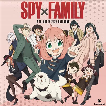 SPY X FAMILY 16 MONTH 2026 WALL CALENDAR 