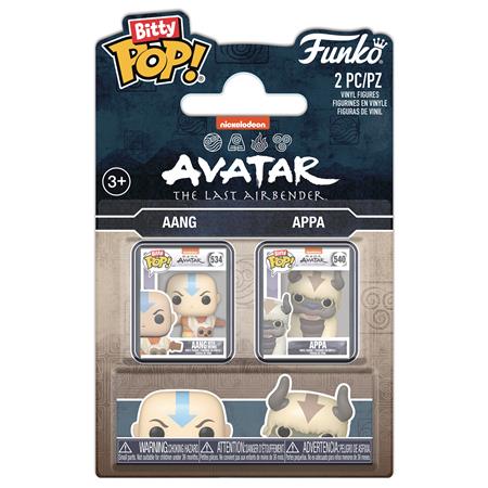 BITTY POP ATLA 2PK AANG & APPA FIG