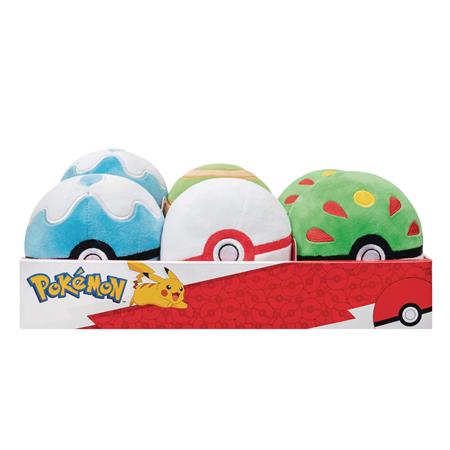 POKEMON 5IN POKEBALL PLUSH 6CT DIS (Net)