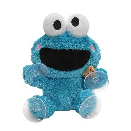 SESAME STREET COOKIE MONSTER 8IN PLUSH WINDOW CLINGER (Net)