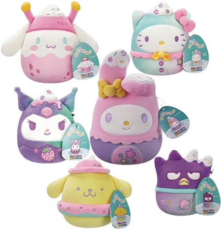 SQUISHMALLOWS HELLO KITTY DREAMLAND 8IN PLUSH 6PC DIS (Net)