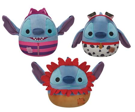 SQUISHMALLOWS DISNEY STITCH COSTUME 8IN PLUSH 6PC DIS (Net)