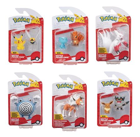 POKEMON BATTLE 2IN & 3IN FIG PACK 12PC ASST (Net)