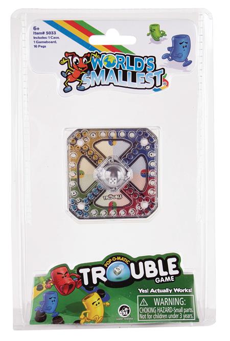 WORLDS SMALLEST TROUBLE BOARD GAME (Net)