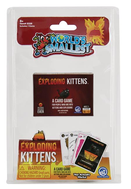 WORLDS SMALLEST EXPLODING KITTENS CARD GAME (Net)