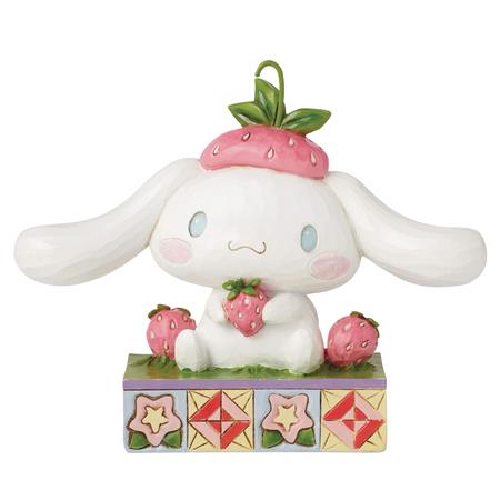 HELLO KITTY CINNAMOROLL STRAWBERRY 4 1/2IN STATUE (Net) 