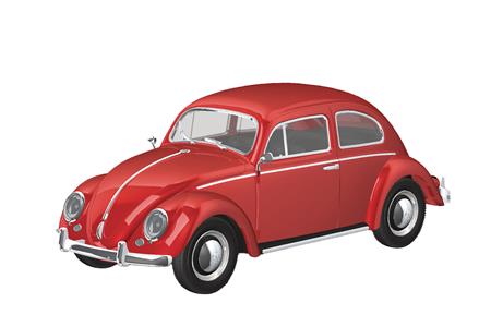VOLKSWAGEN BEETLE RUBY RED 20-RR 1/32 SNAP MODEL KIT (Net)