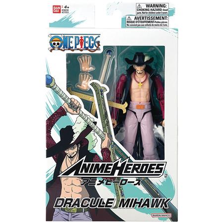 ONE PIECE ANIME HEROES DRACULE MIHAWK 6.5IN AF (Net)
