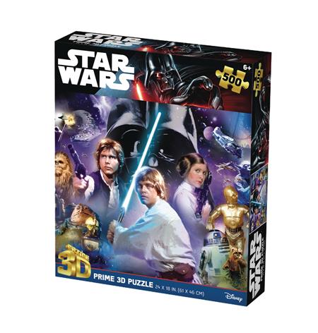 CLASSIC STAR WARS 500PC 24X18 3D PUZZLE (Net)
