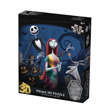 DISNEY NIGHTMARE BEFORE CHRISTMAS 500PC 24X18 3D PUZZLE (Net)