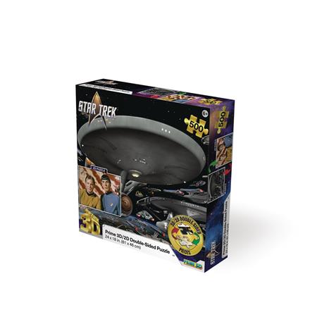 PARAMOUNT STAR TREK 3D/2D JIGSAW PUZZLE 500PC 24X18 (Net)
