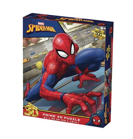 SPIDER MAN MARVEL 3D JIGSAW PUZZLE 500PC 24X18 (Net)