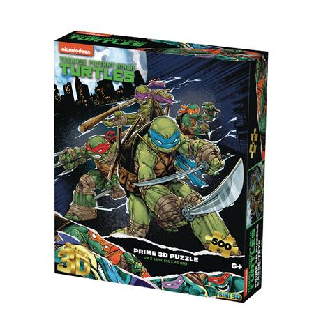 TMNT 500PC 24X18 3D PUZZLE (Net)