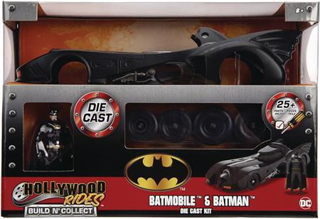 BATMAN 1989 BATMOBILE W/ FIG 1/24 DIE-CAST MODEL KIT (Net)