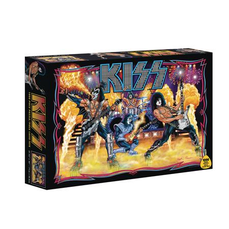 KISS BREATHING FIRE 1000PC JIGSAW PUZZLE (Net)