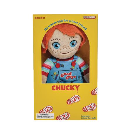 CHILDS PLAY 2 GOOD GUY CHUCKY STANDING PHUNNY PLUSH IN BOX