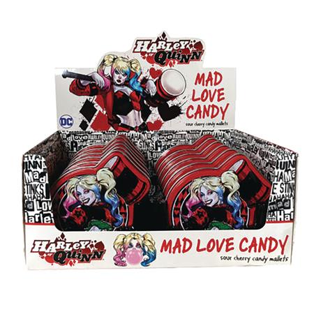 DC HARLEY QUINN MAD LOVE CANDY TIN 12PC DISPLAY (Net)