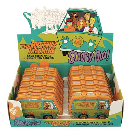SCOOBY-DOO MYSTERY MACHINE CANDY TIN 12PC DISPLAY (Net)