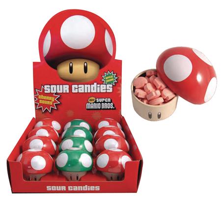 SUPER MARIO BROS MUSHROOM CANDY TIN 12PC DIST DIS (Net)