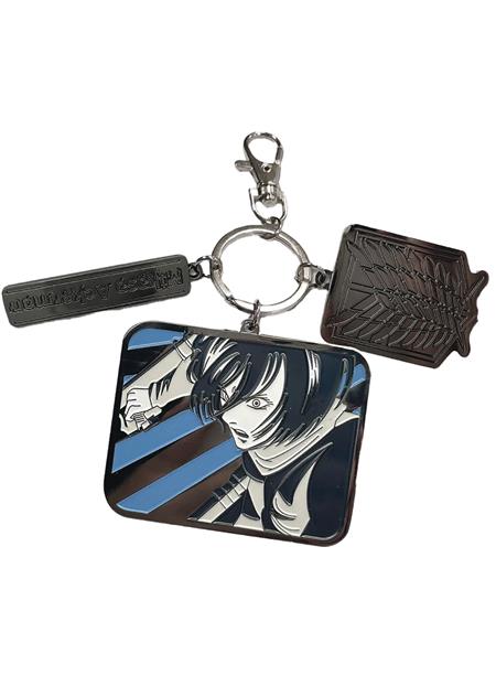 ATTACK ON TITAN MIKASA ACKERMAN THREE CHARM KEYCHAIN (Net)