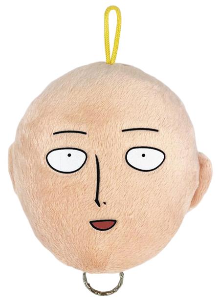 ONE PUNCH MAN SAITAMA FACE 5IN PLUSH KEYCHAIN (Net)