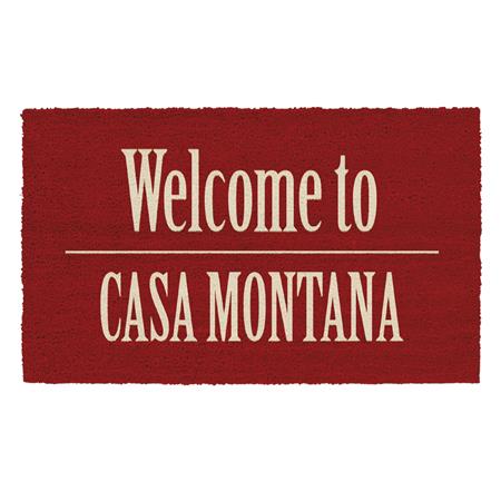 WELCOME TO CASA MONTANA SCARFACE DOORMAT (Net)
